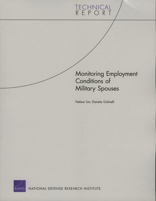 Produktbild: Monitoring Employment Conditions of Military Spouses