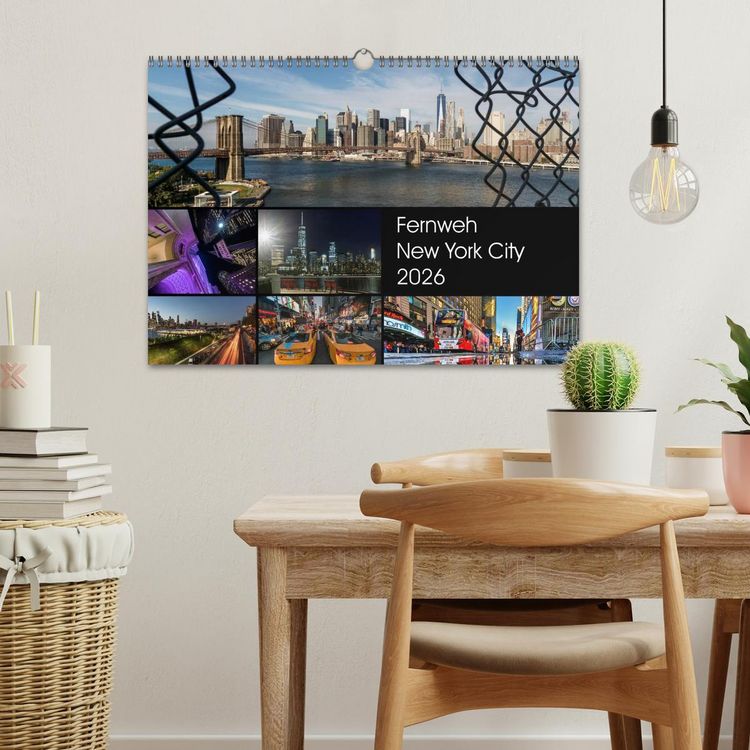 Produktbild: Fernweh New York City (Wandkalender 2026 DIN A3 quer), CALVENDO Monatskalender