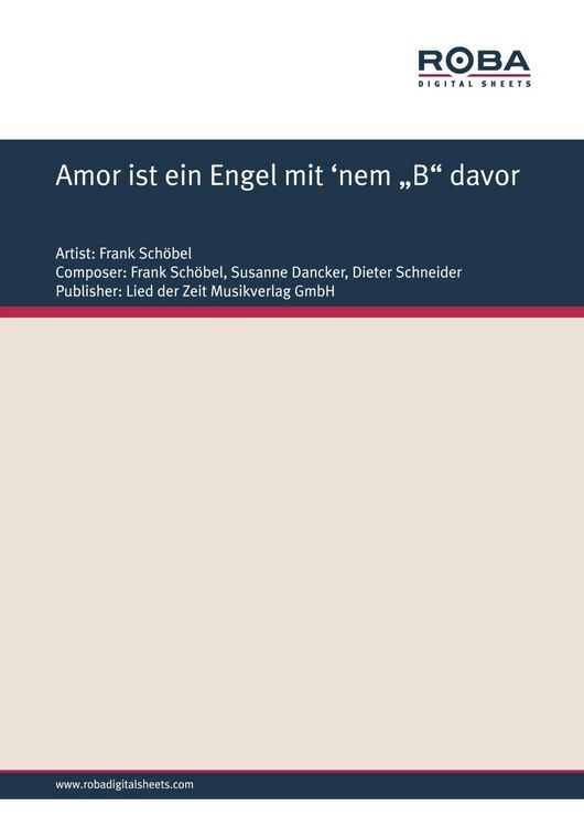 Produktbild: Amor ist ein Engel mit 'nem "B" davor