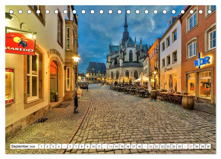 Produktbild: Osnabr&uuml;ck ...meine Stadt (Tischkalender 2026 DIN A5 quer), CALVENDO Monatskalender