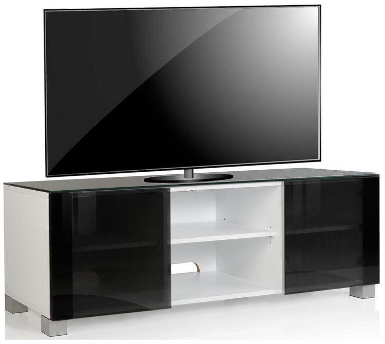 Produktbild: Holz TV Lowboard Fernsehschrank Rollen Luxala