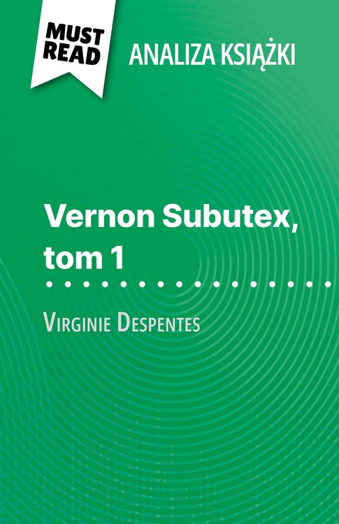 Produktbild: Vernon Subutex, tom 1 ksiazka Virginie Despentes (Analiza ksiazki)