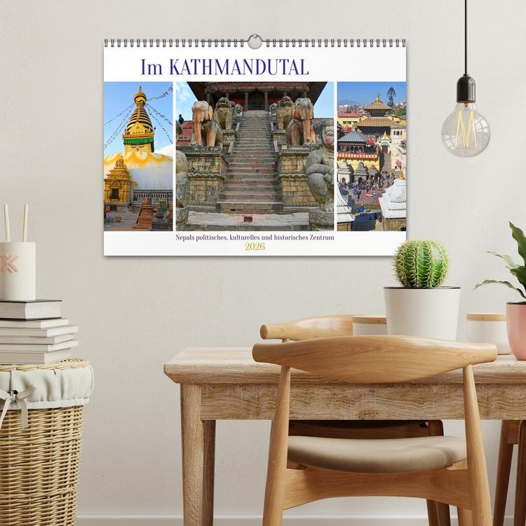 Produktbild: Im Kathmandutal (Wandkalender 2026 DIN A3 quer), CALVENDO Monatskalender