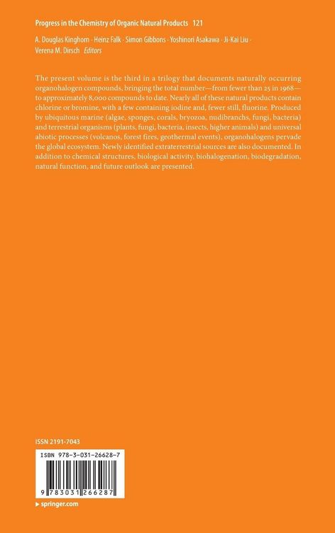 Produktbild: Naturally Occurring Organohalogen Compounds
