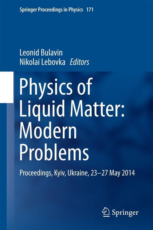 Produktbild: Physics of Liquid Matter: Modern Problems