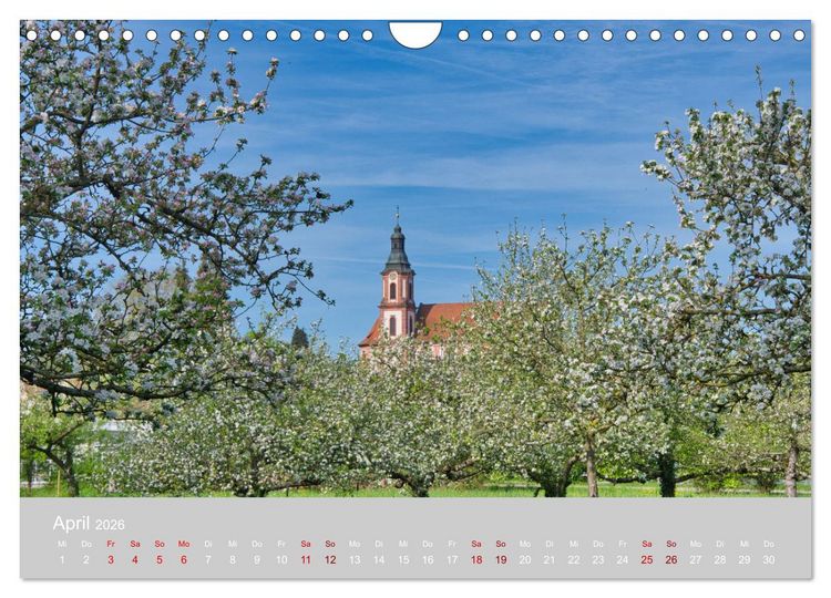 Produktbild: Ettenheim - Perle der Ortenau (Wandkalender 2026 DIN A4 quer), CALVENDO Monatskalender