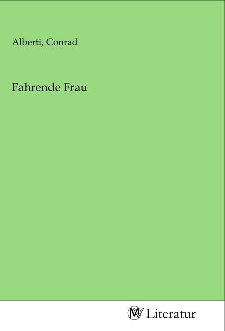 Produktbild: Fahrende Frau