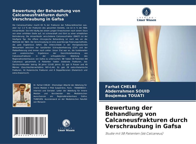 Produktbild: Bewertung der Behandlung von Calcaneusfrakturen durch Verschraubung in Gafsa