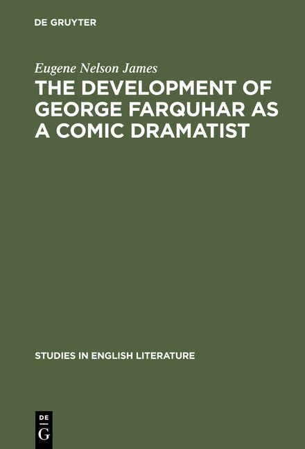 Produktbild: The development of George Farquhar as a comic dramatist