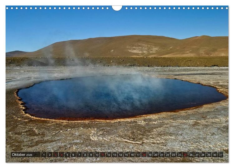 Produktbild: Atacama W&uuml;ste - Landschaften der Extreme (Wandkalender 2026 DIN A3 quer), CALVENDO Monatskalender