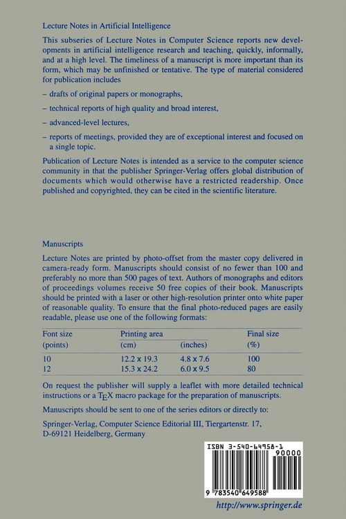 Produktbild: Logic Programming and Knowledge Representation