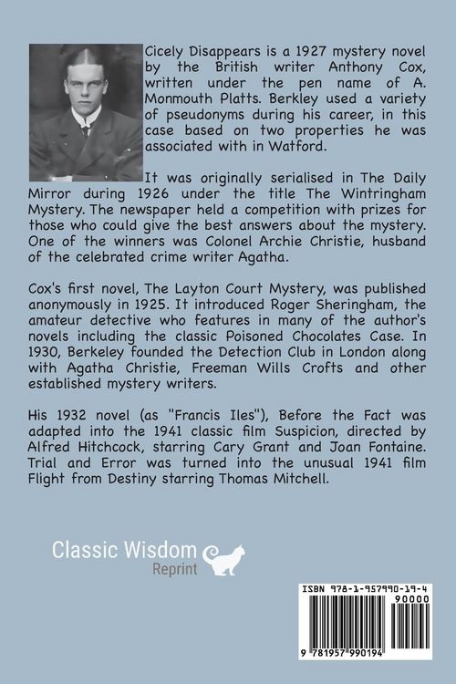 Produktbild: The Wintringham Mystery