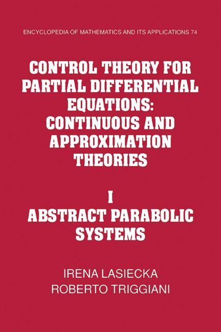 Produktbild: Control Theory for Partial Differential Equations