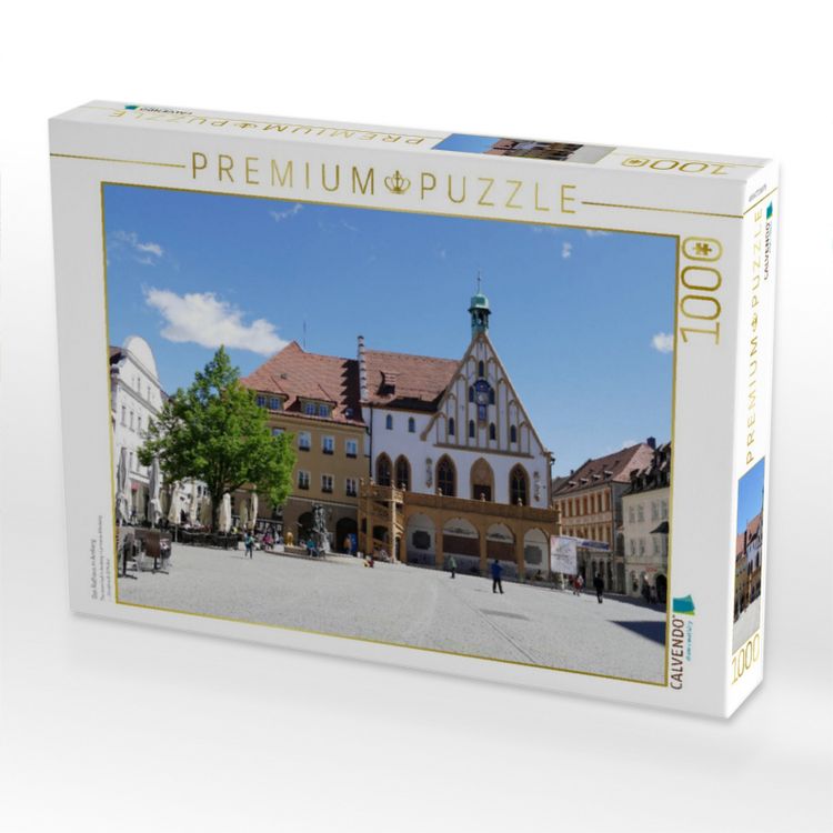 Produktbild: CALVENDO Puzzle Das Rathaus in Amberg | 1000 Teile Lege-Gr&ouml;&szlig;e 64x48cm Foto-Puzzle f&uuml;r gl&uuml;ckliche Stunden