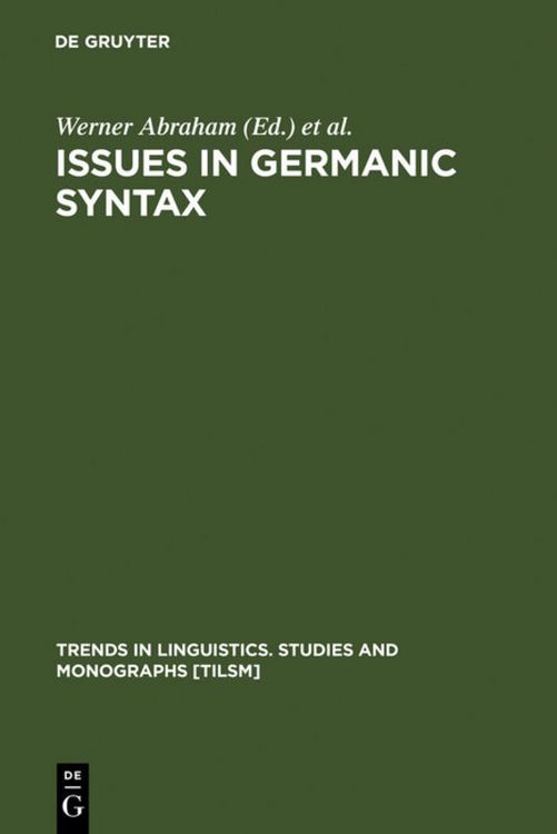 Produktbild: Issues in Germanic Syntax