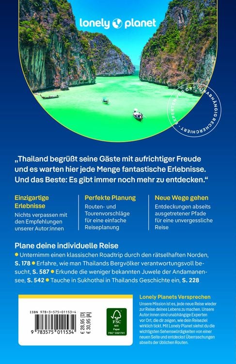 Produktbild: LONELY PLANET Reiseführer Thailand