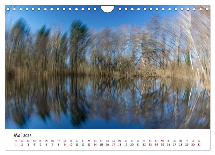 Produktbild: Abstrakte Naturerlebnisse - ICM (Intentional Camera Movement) Fotografie (Wandkalender 2026 DIN A4 quer), CALVENDO Monatskalender
