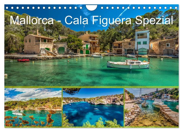 Produktbild: Mallorca - Cala Figuera Spezial (Wandkalender 2026 DIN A4 quer), CALVENDO Monatskalender