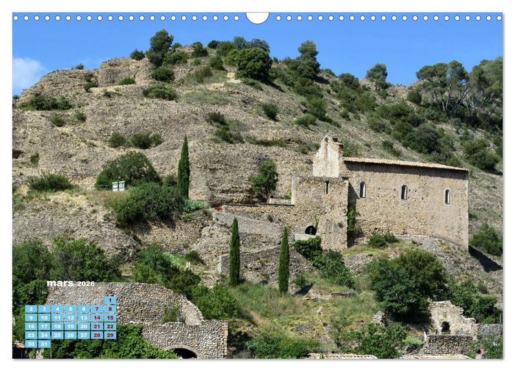 Produktbild: Chapelles historiques de Provence (Calendrier mural 2026 DIN A3 vertical), CALVENDO calendrier mensuel