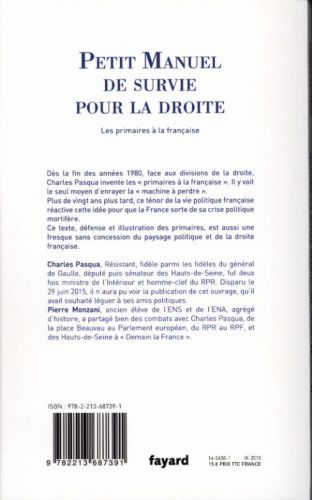 Produktbild: Petit manuel de survie pour la droite - Les primaires &agrave; la fran&ccedil;aise