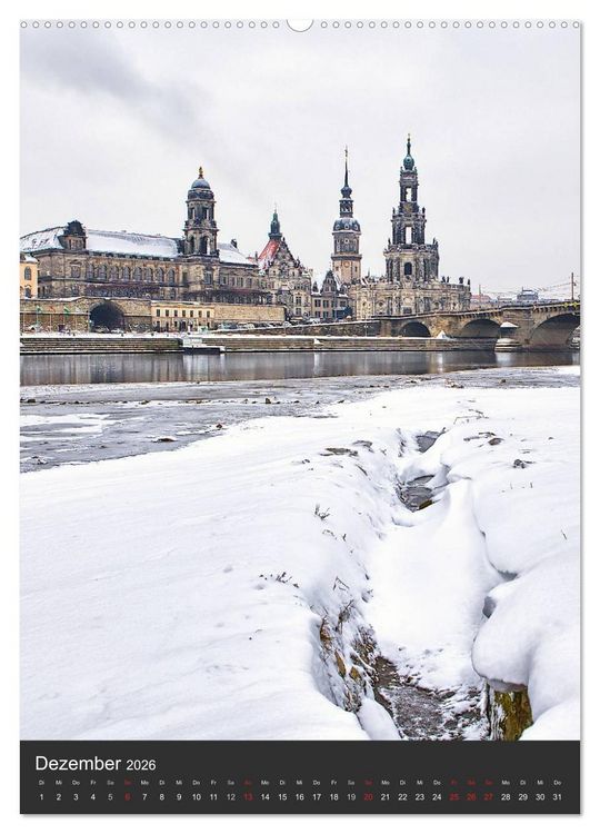 Produktbild: Mein Dresden (Wandkalender 2026 DIN A2 hoch), CALVENDO Monatskalender