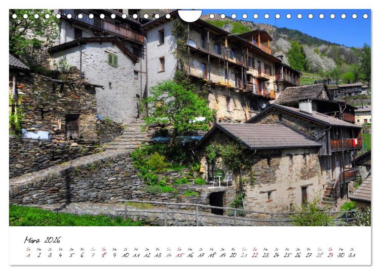 Produktbild: Motive rund um den See Lago Maggiore (Wandkalender 2026 DIN A4 quer), CALVENDO Monatskalender