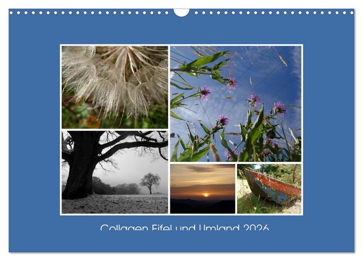 Produktbild: Collagen aus Eifel und Umland 2026 (Wandkalender 2026 DIN A3 quer), CALVENDO Monatskalender