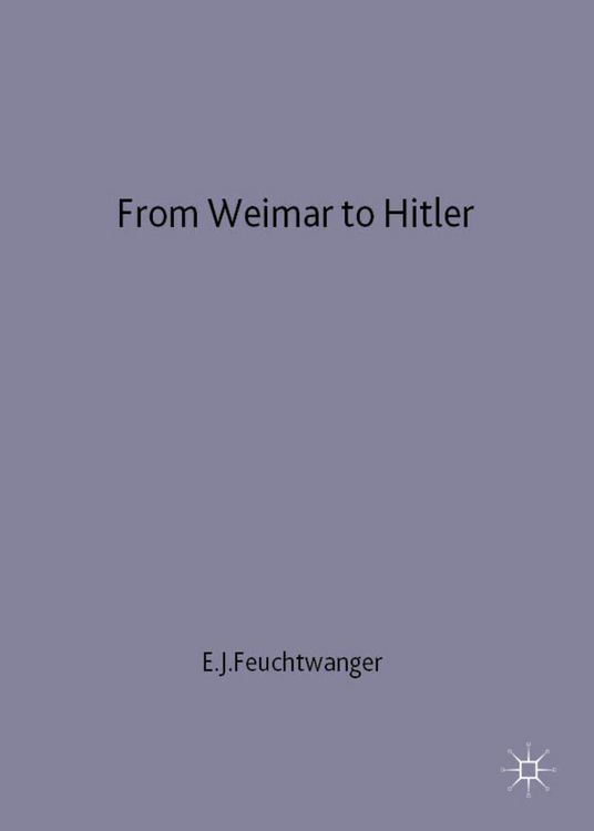 Produktbild: From Weimar to Hitler