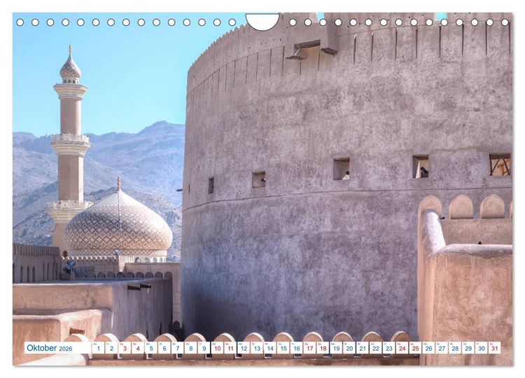 Produktbild: Oman - Ein Land aus 1001 Nacht (Wandkalender 2026 DIN A4 quer), CALVENDO Monatskalender