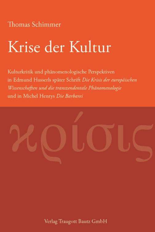 Produktbild: Krise der Kultur
