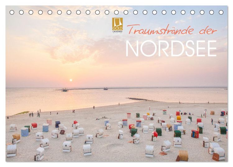 Produktbild: Traumstr&auml;nde der Nordsee (Tischkalender 2026 DIN A5 quer), CALVENDO Monatskalender