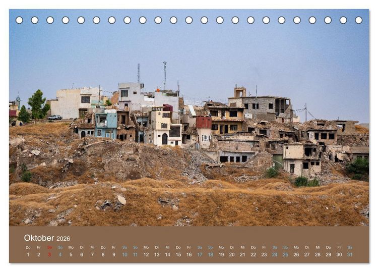 Produktbild: Irak - Zwischen Stolz und Ver&auml;nderung (Tischkalender 2026 DIN A5 quer), CALVENDO Monatskalender