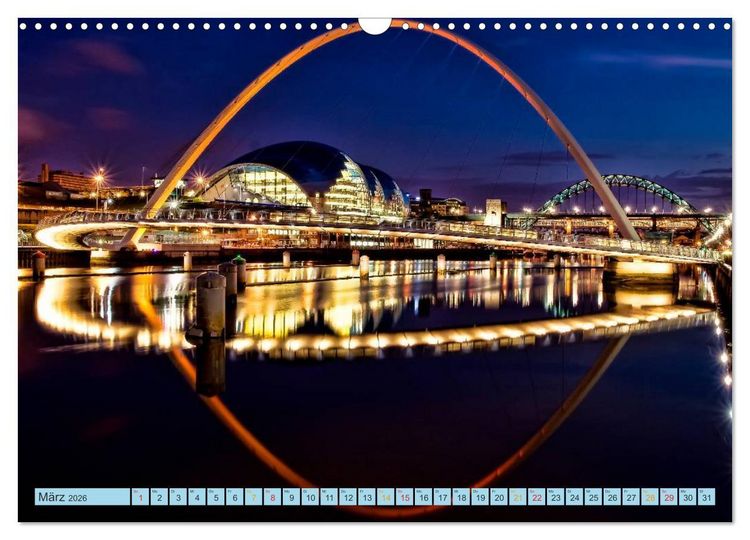 Produktbild: St&auml;dte der Welt - Skylines in der Nacht (Wandkalender 2026 DIN A3 quer), CALVENDO Monatskalender