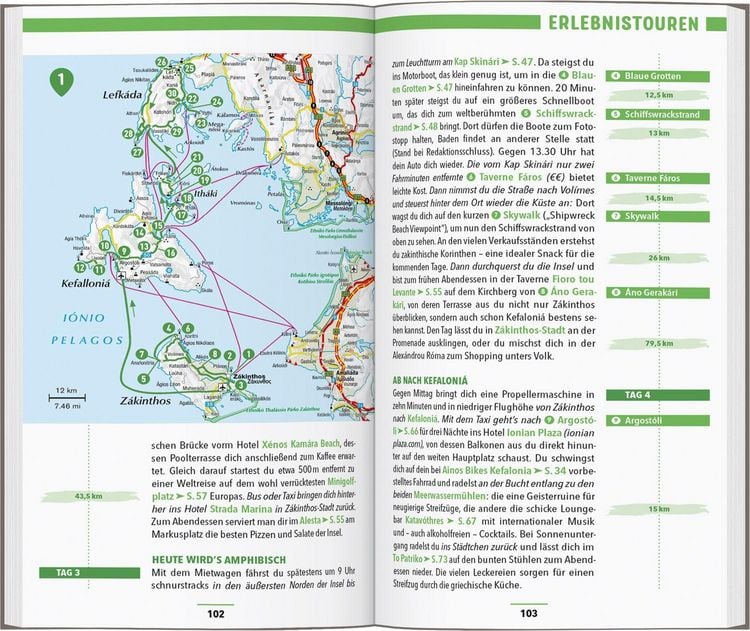 Produktbild: MARCO POLO Reisef&uuml;hrer Z&aacute;kinthos, Ith&aacute;ki, Kefalloni&aacute;, L&eacute;fkas