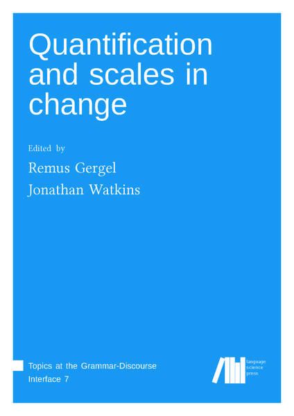 Produktbild: Quantification and scales in change