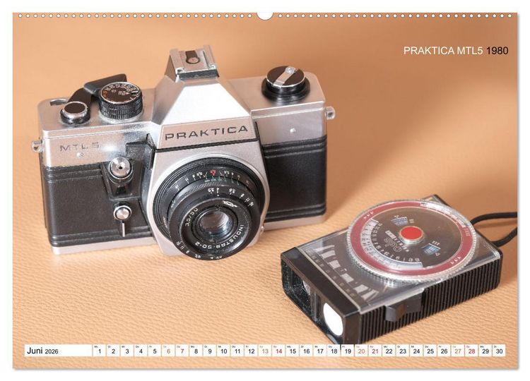 Produktbild: Spiegelreflexkameras der 1950er-1980er Jahre (Wandkalender 2026 DIN A2 quer), CALVENDO Monatskalender