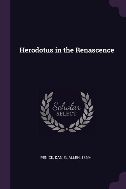 Produktbild: Herodotus in the Renascence