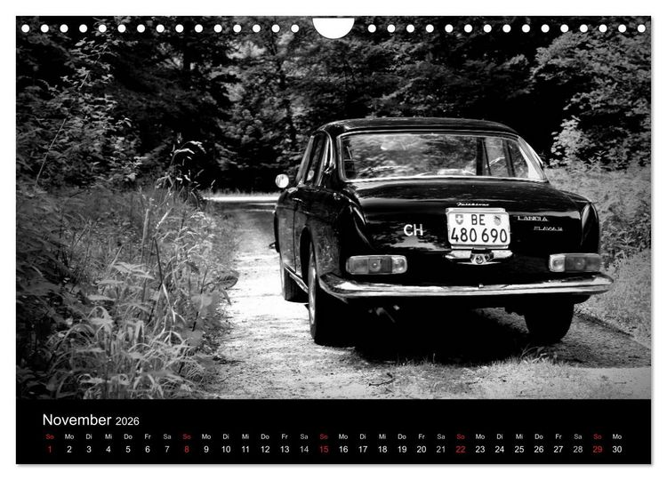 Produktbild: Lancia Flavia (Wandkalender 2026 DIN A4 quer), CALVENDO Monatskalender