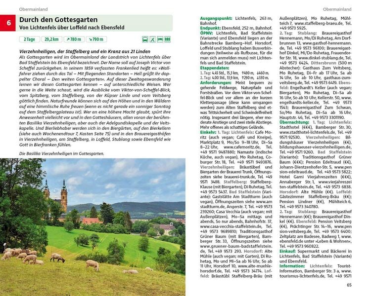 Produktbild: ROTHER Wanderbuch Wochenendtouren Franken