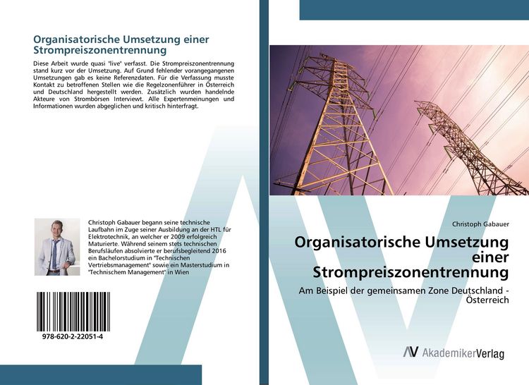 Produktbild: Organisatorische Umsetzung einer Strompreiszonentrennung