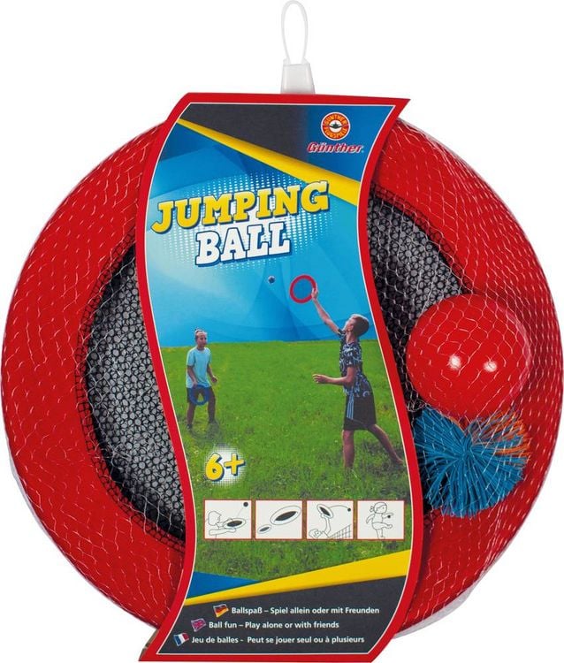 Produktbild: Paul G&uuml;nther 1561 - Jumping Ball, Ballspiel und Wurfscheibe, Geschicklichkeitsspiel