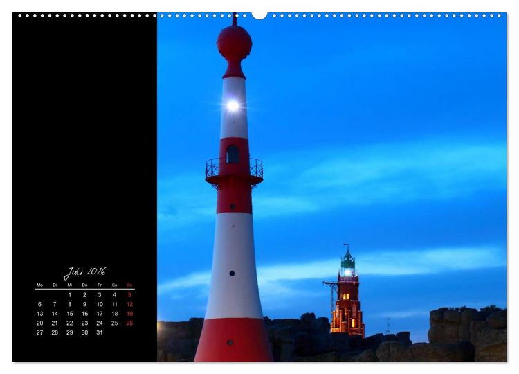 Produktbild: Bremerhaven Nights (hochwertiger Premium Wandkalender 2026 DIN A2 quer), Kunstdruck in Hochglanz