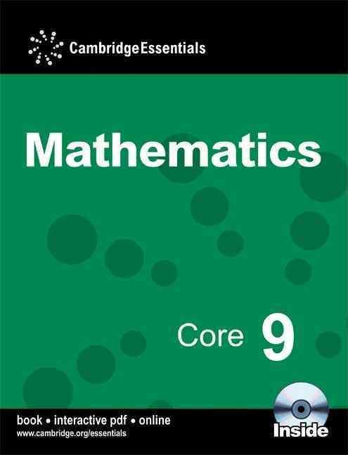Produktbild: Bolter, J: Cambridge Essentials Mathematics Core 9 Pupil's B