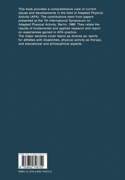 Produktbild: Adapted Physical Activity