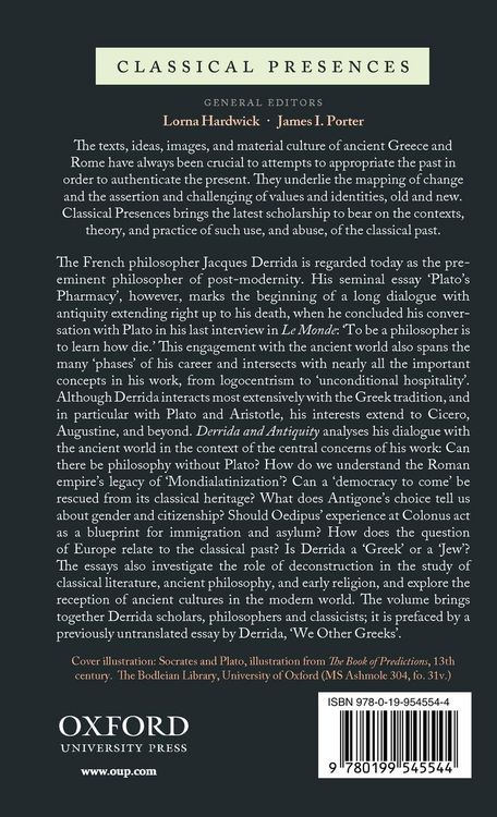 Produktbild: Derrida and Antiquity
