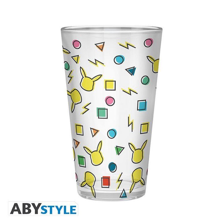 Produktbild: POKEMON - Large Glass - 400ml - Pikachu pattern