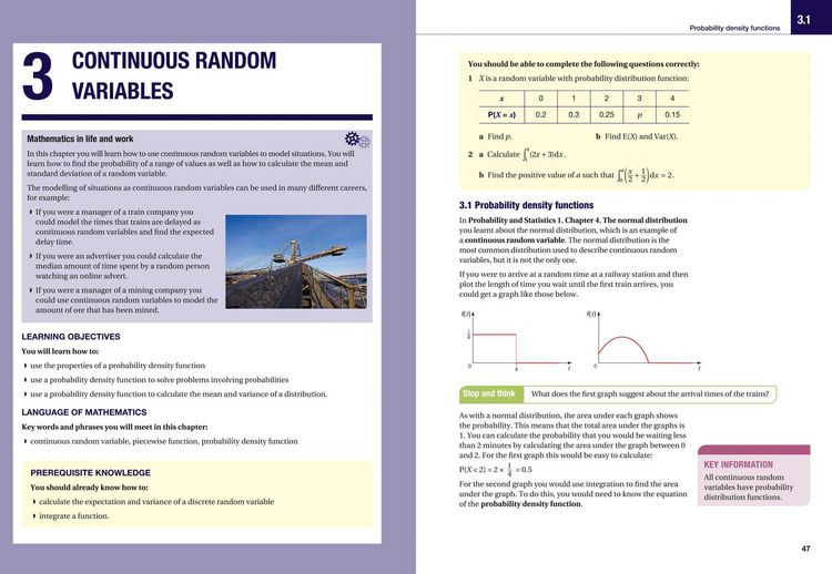 Produktbild: Cambridge International as & a Level Mathematics Probability and Statistics 2 Student's Book