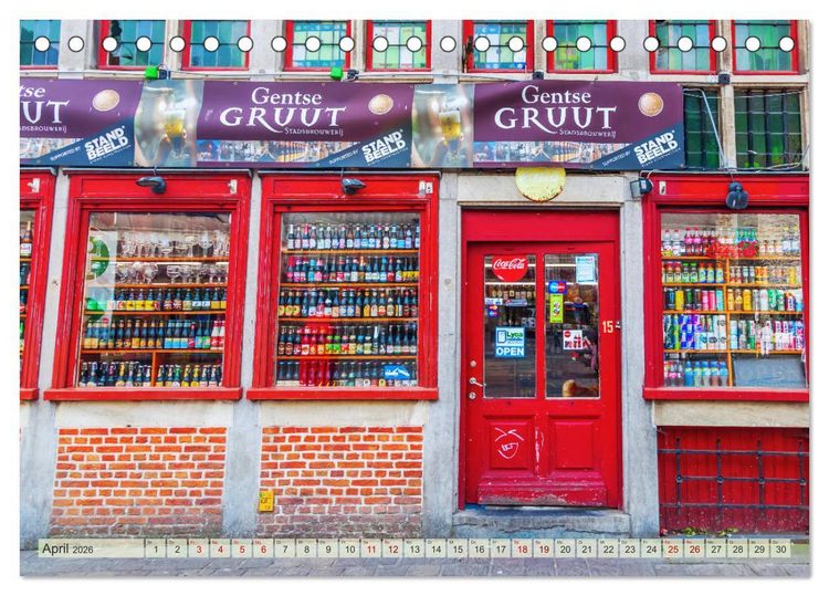 Produktbild: Gent - die geschichtstr&auml;chtige Perle in Flandern (Tischkalender 2026 DIN A5 quer), CALVENDO Monatskalender