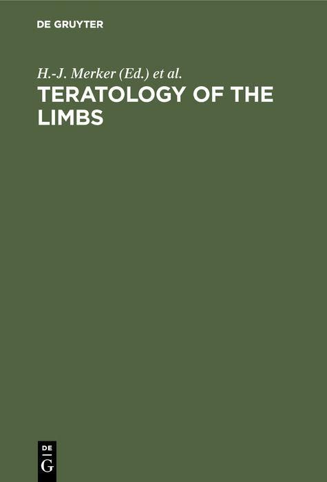 Produktbild: Teratology of the limbs