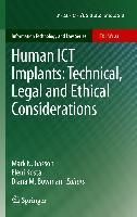 Produktbild: Human ICT Implants: Technical, Legal and Ethical Considerations